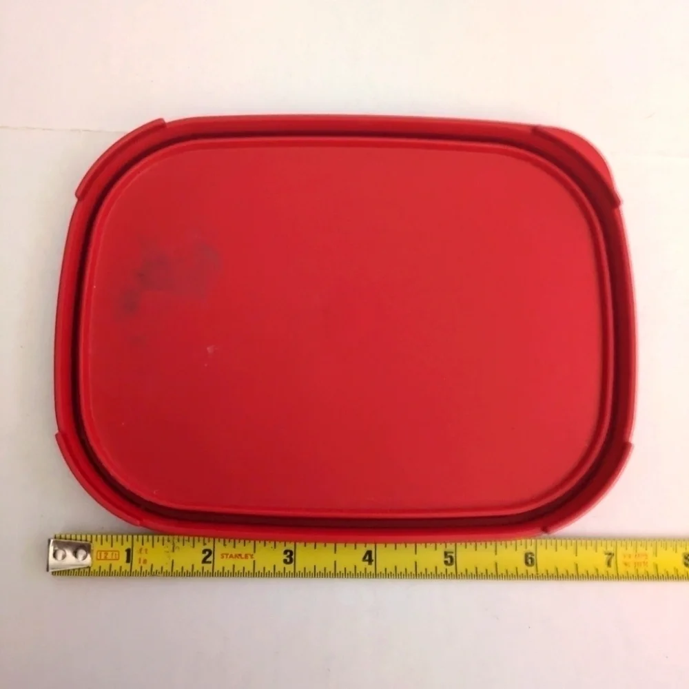 Vintage -5 Tupperware Lids Only Replacement Pieces/Parts.